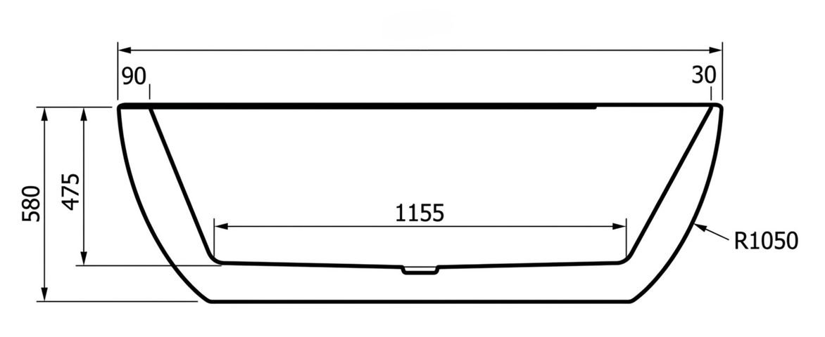 The Capricorn Bath - Sculptural Serenity - Image 4