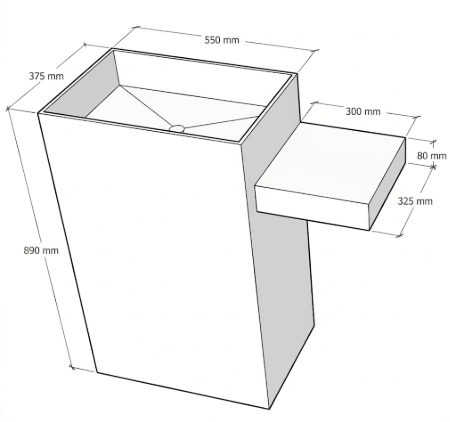 Bradford Pedestal Basin - Image 5