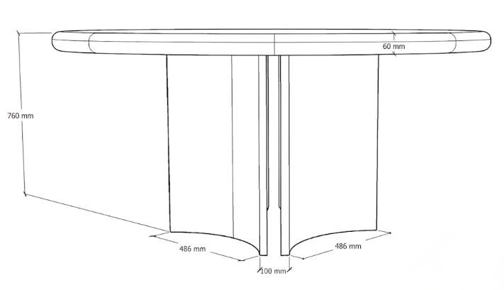 Flint Dining Table - Image 3
